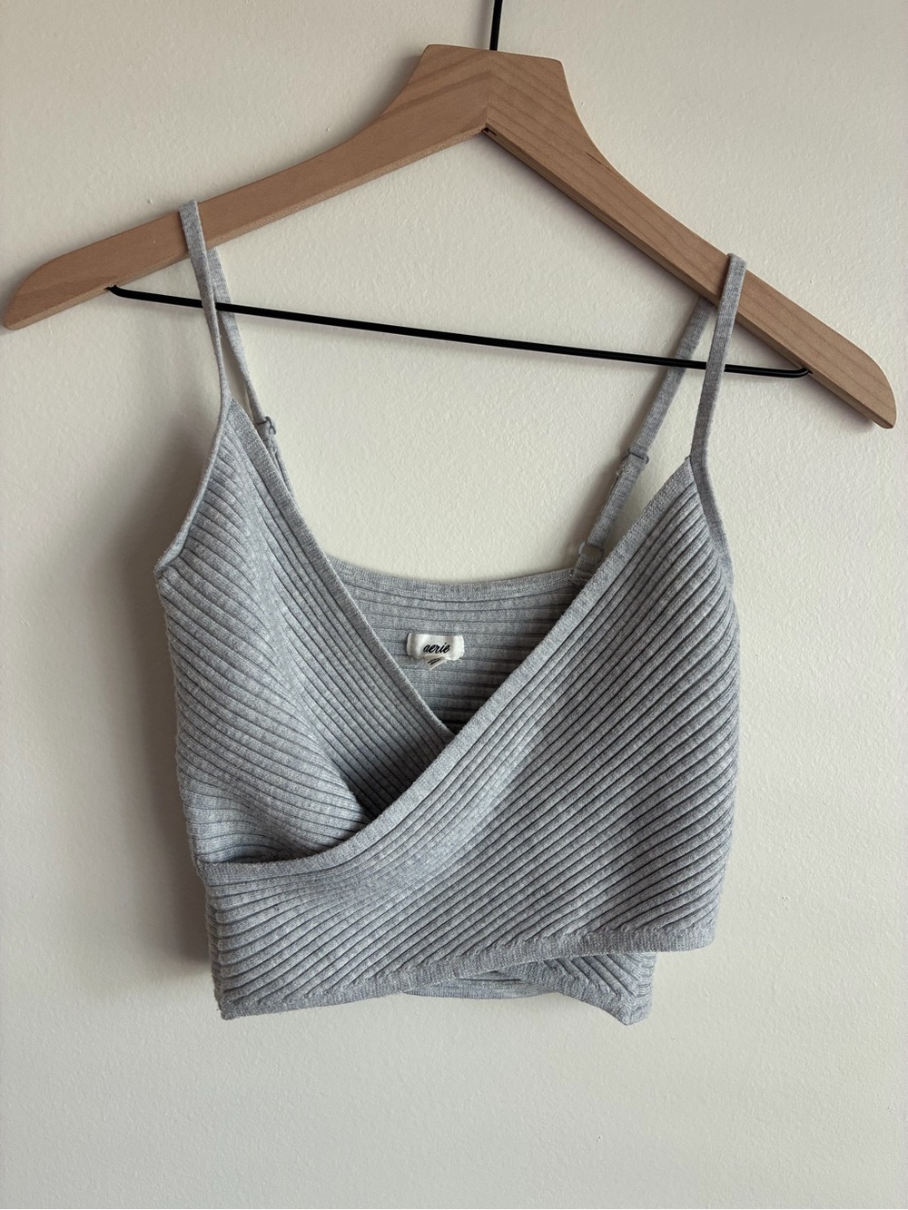 Aerie Gray Cropped Tank